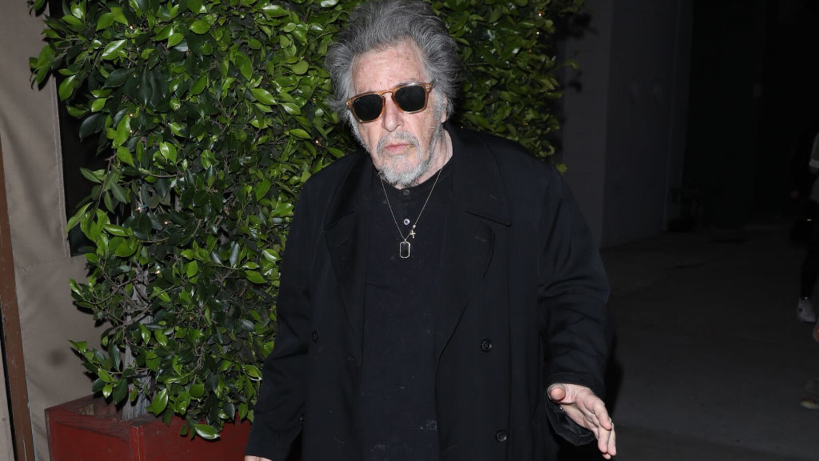Al Pacino is seen at Giorgio Baldi restaurant on April 10, 2024 in Los Angeles, California.