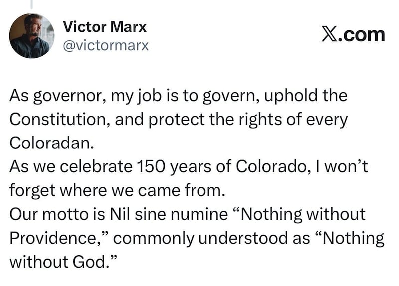 Victor Marx's campaign leans heavily into   his faith and colorful background.