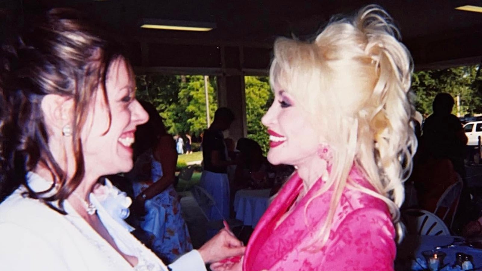Freida Parton and Dolly Parton