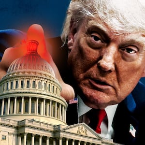 Donald Trump and the US Capitol