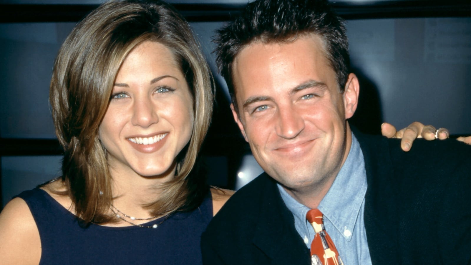 American actress Jennifer Aniston and Canadian-American actor Matthew Perry