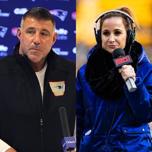 Mike Vrabel and Dianna Russini