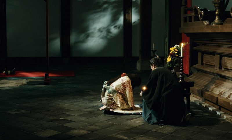 A still from "The Samarai and the Prisoner"