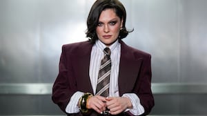 Jessie J poses backstage at the 2025 BAFTA Television Awards at Royal Festival Hall on May 11, 2025 in London.