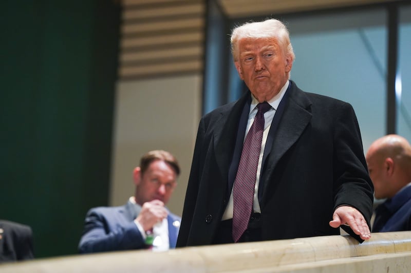 President Donald Trump, pictured Jan. 22, 2026, ranted that "fraudulent" polling should be a "criminal offense" in a post on Monday.