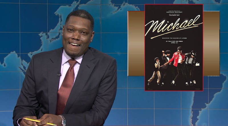 SNL, Michael Che on the Michael Jackson biopic