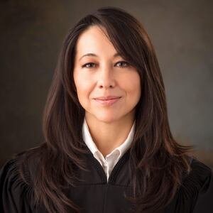 Judge Dianna Gibson and the Utah Capitol building