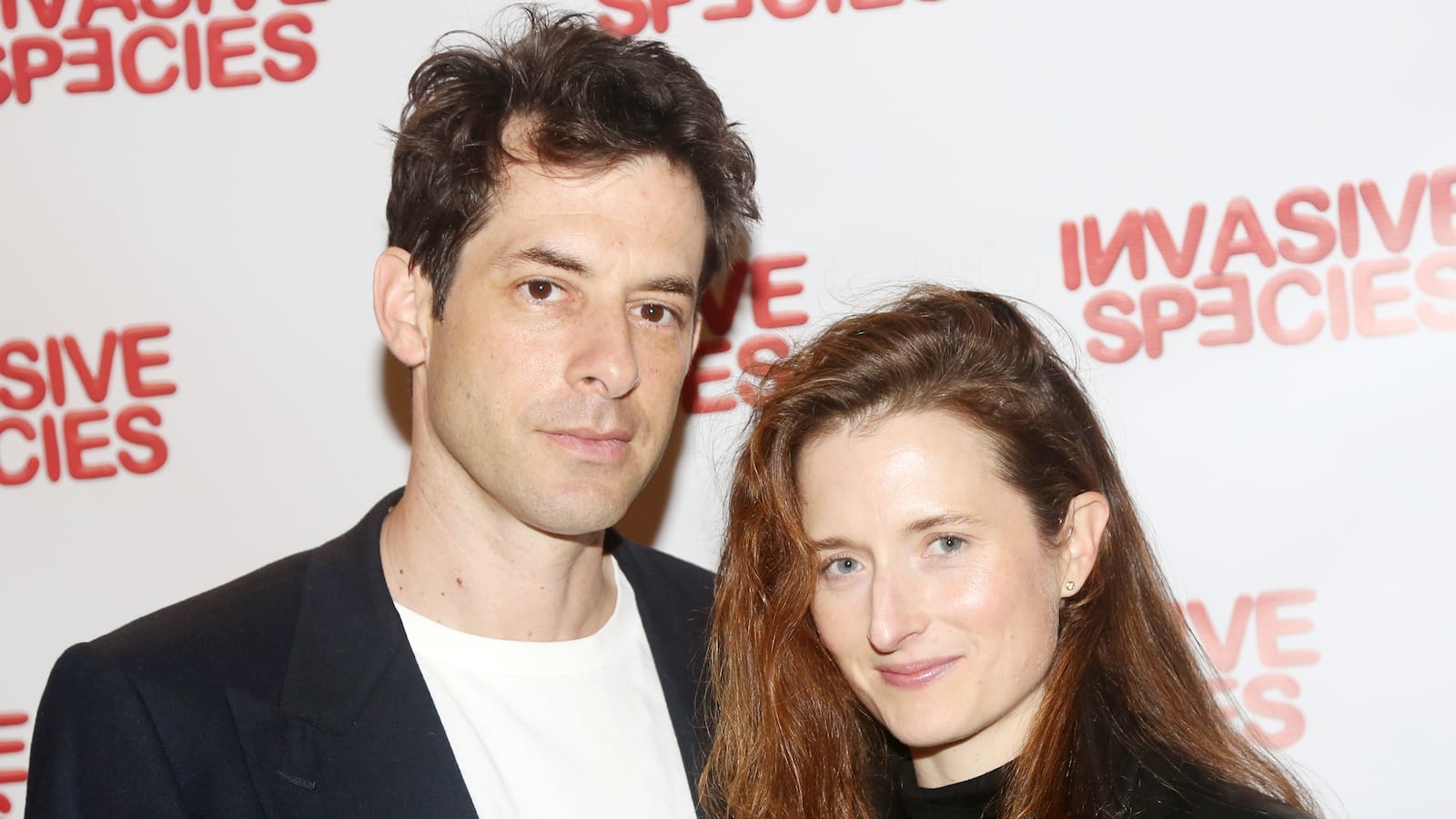 NEW YORK, NEW YORK - MAY 15: Mark Ronson and Grace Gummer pose at the opening night of the new play "Invasive Species" at The Vineyard Dimson Theater on May 15, 2024 in New York City. (Photo by Bruce Glikas/Getty Images)