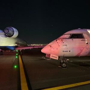 The Delta crash at LaGuardia airport.