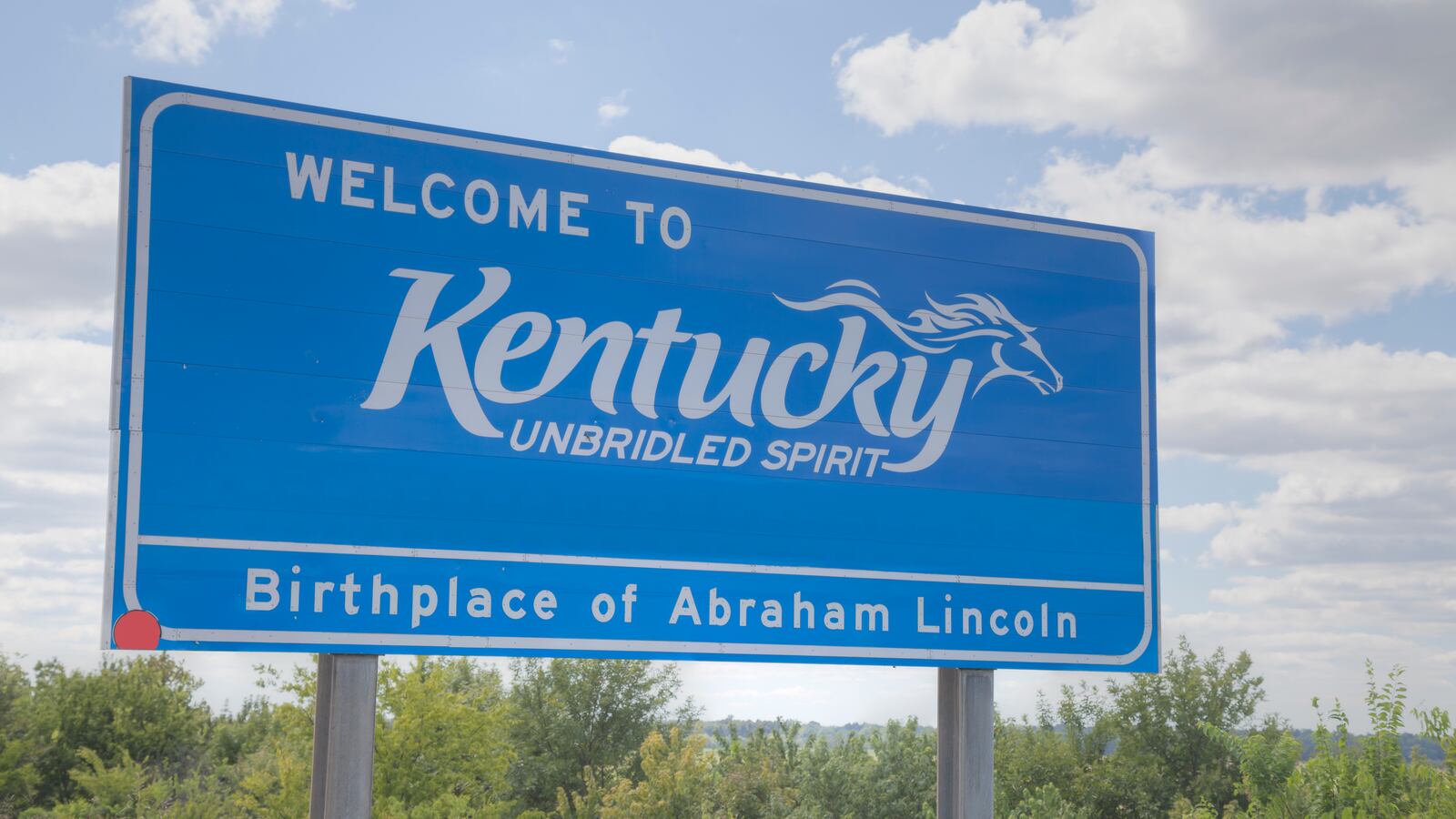 Welcome to Kentucky sign