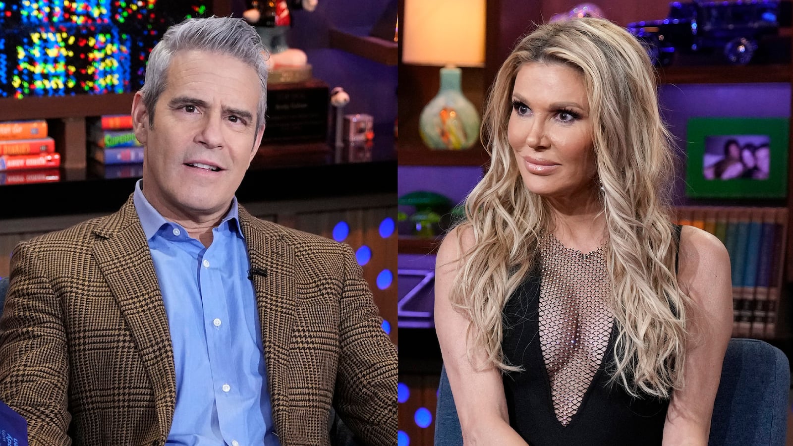 Andy Cohen and Brandi Glanville