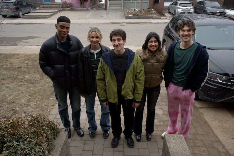 Owen Thiele as Anton, Lucy Freyer as Billie, Malik Elassal as Samir, Amita Rao as Issa, and Jack Innanen as Paul Baker