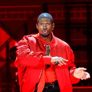 NASHVILLE, TENNESSEE - JULY 25: Usher performs at Nissan Stadium on July 25, 2026 in Nashville, Tennessee. (Photo by Jason Kempin/Getty Images)