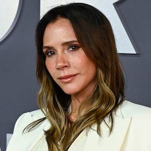 Victoria Beckham attends the "Victoria Beckham" World Premiere at the Curzon Mayfair on October 08, 2025 in London.