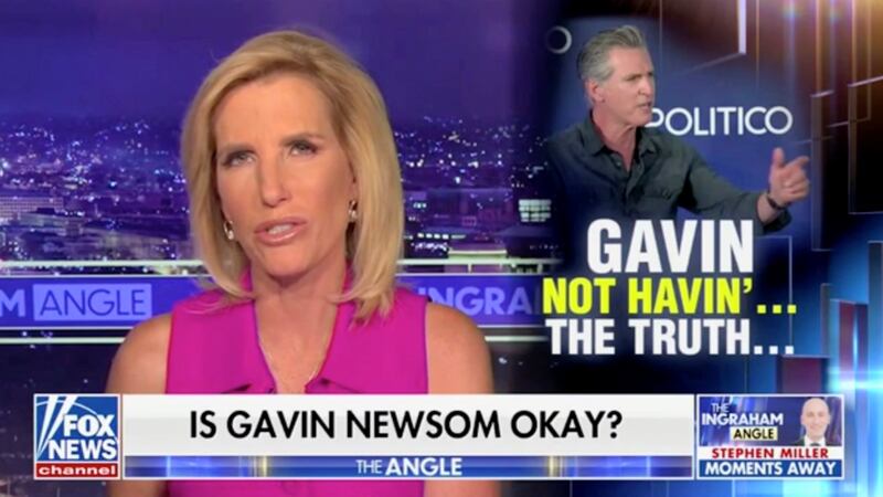 The Ingraham Angle on Fox News.
