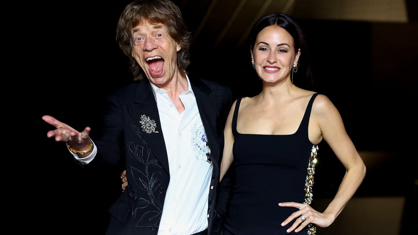 Mick Jagger and Melanie Hamrick.