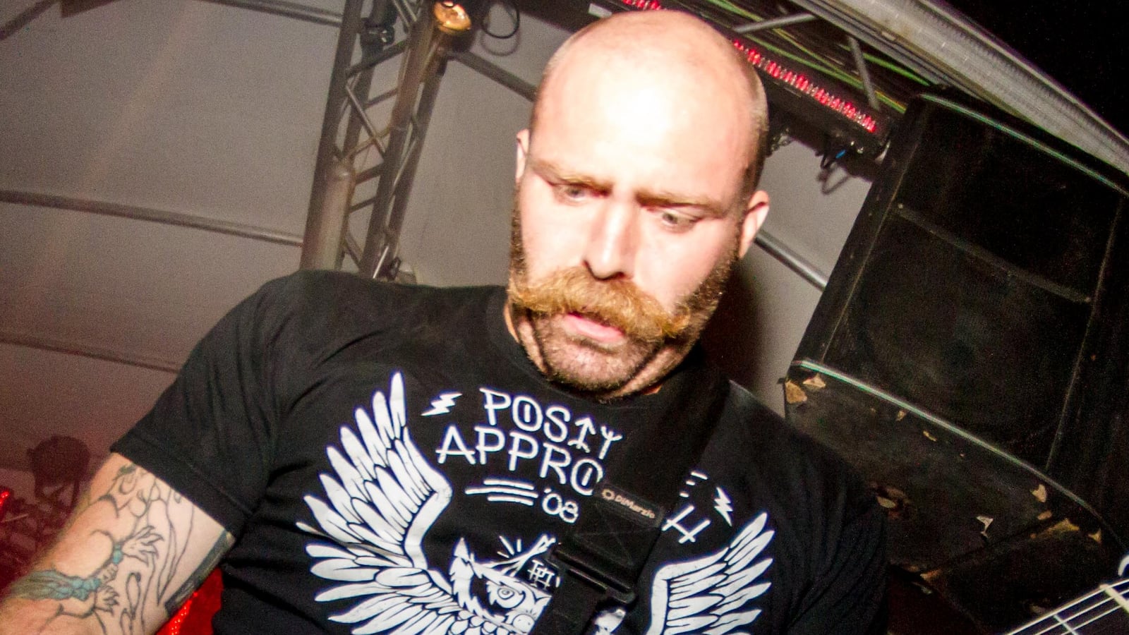 Andy Williams plays guitar in Every Time I Die in 2018.