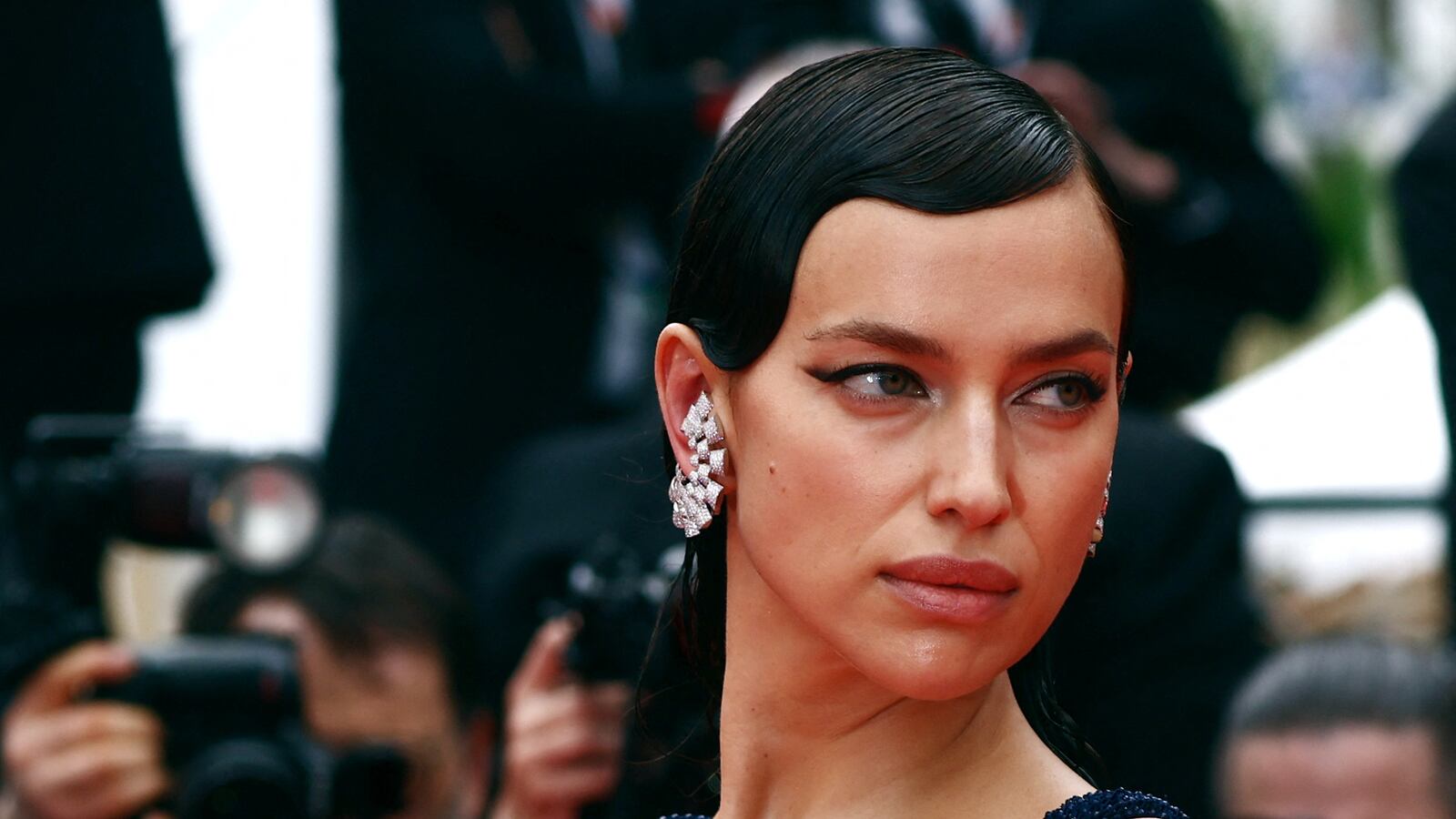 Irina Shayk poses at the 76th Cannes Film Festival in Cannes, France, May 20, 2023.
