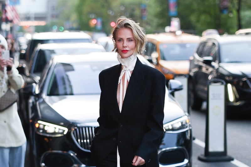 Charlize Theron attends Netflix's "Apex" New York Premiere at the Paris Theater in Midtown on April 22, 2026 in New York City.