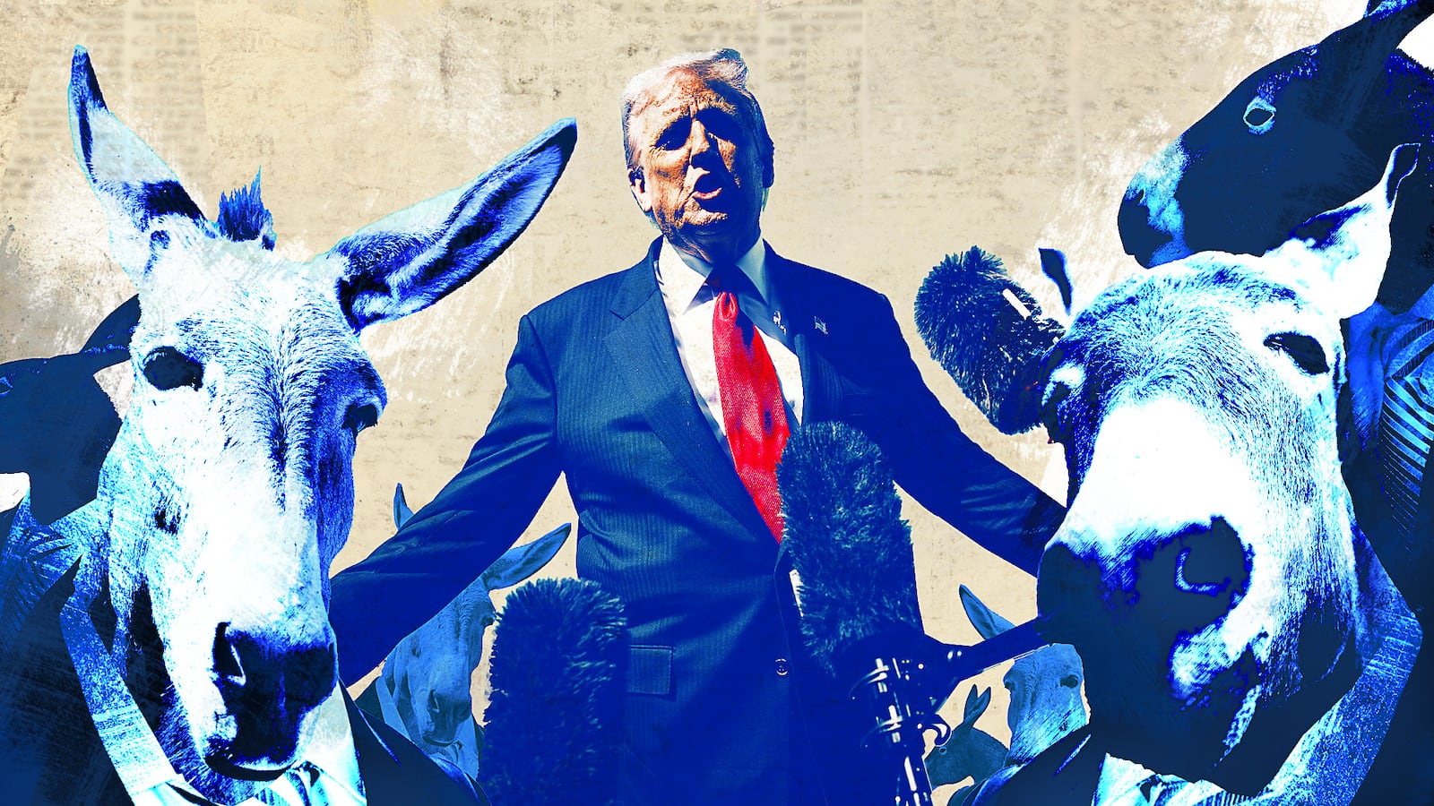 Trump is baffled that Dems won't cave to his demands.