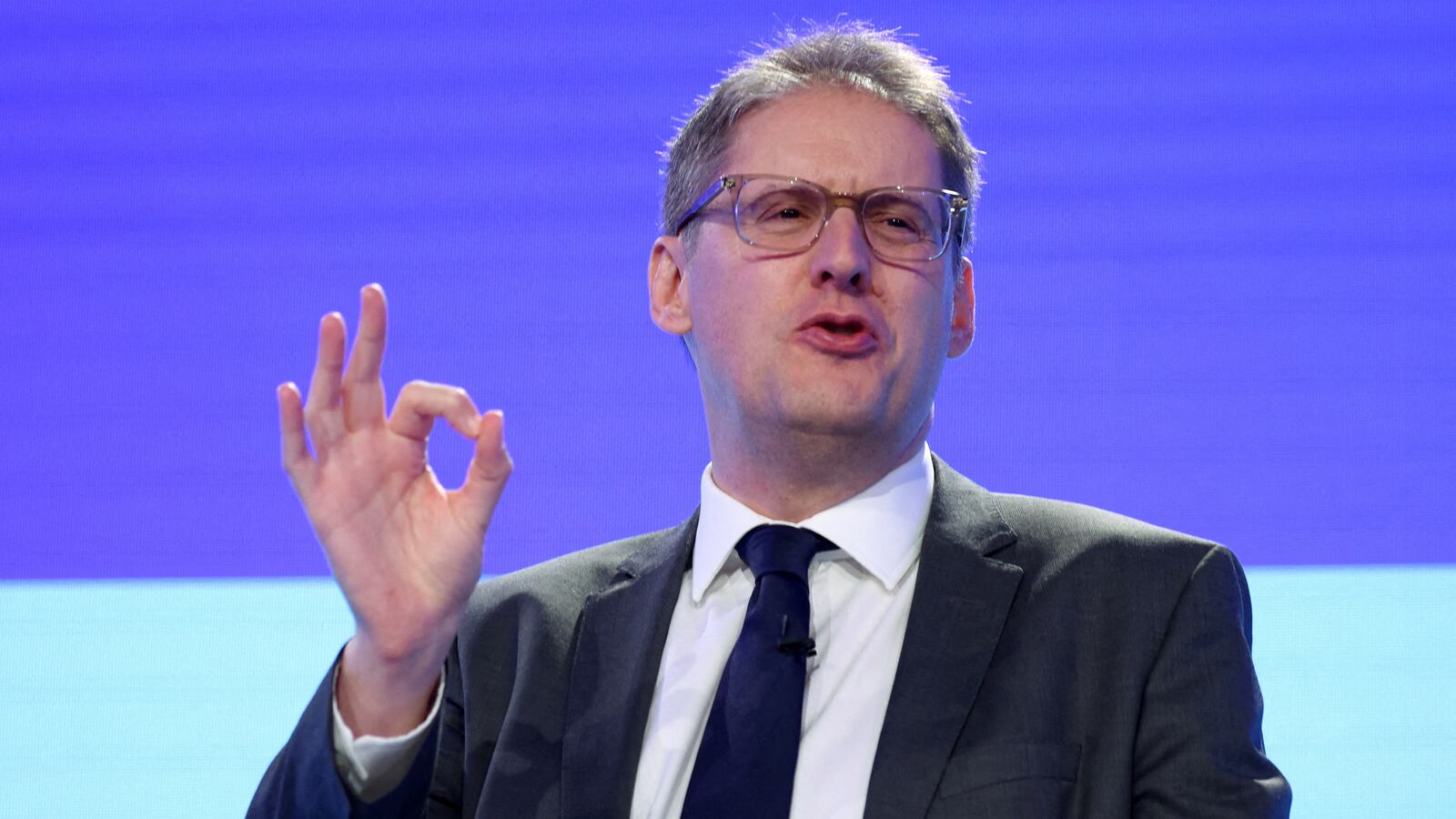 Tony Danker, director-general of the Confederation of British Industry (CBI), speaks during the CBI conference in Birmingham, Britain November 21, 2022.
