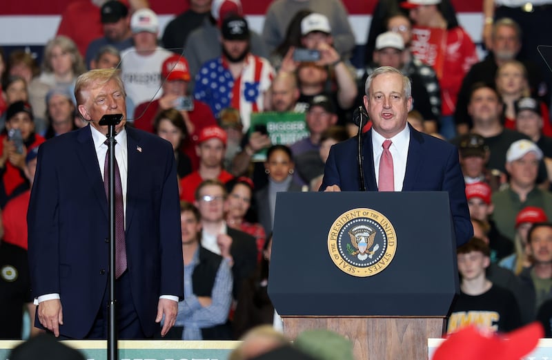 Michael Whatley and Donald Trump