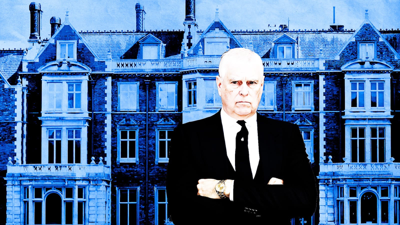 Andrew Mountbatten-Windsor at Sandringham Estate.