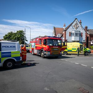 Police in Southport, Merseyside, where a man has been detained and a knife has been seized after a number of people were injured in a reported stabbing