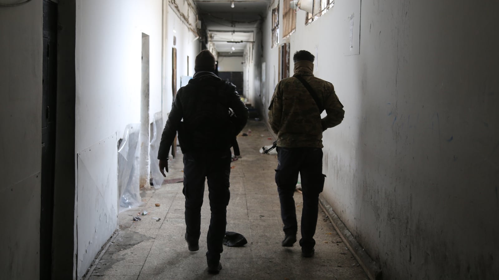 An inside view of the Hama prison after the armed groups opposed to Bashar al-Assad's regime, led by Hay'at Tahrir al-Sham (HTS), which have been fighting regime forces since Nov. 27, took control of the city center of Hama on December 07, in Syria.