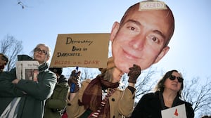 Washington Post employees rally