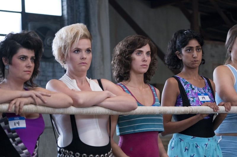 Kimmy Gatewood and the cast of 'GLOW'