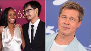 Brad Pitt, Maddox and Zahara