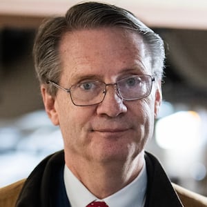 UNITED STATES - MARCH 20: Rep. Tim Burchett, R-Tenn., arrives for a meeting of the House Republican Conference in the U.S. Capitol on Wednesday, March 20, 2024. (Tom Williams/CQ-Roll Call, Inc via Getty Images)