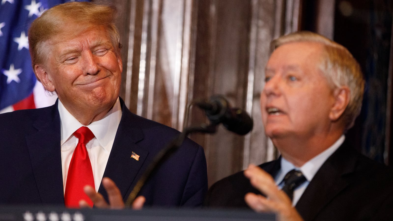 Donald Trump and Lindsey Graham