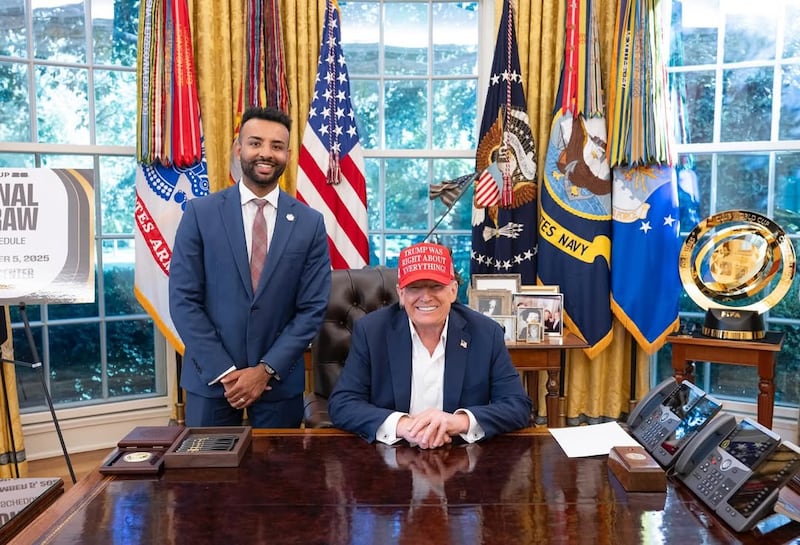 Fields has posted photos on his Instagram account of himself with Trump.