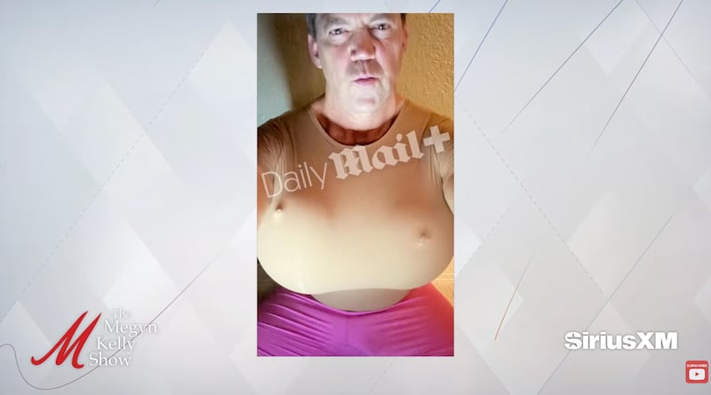 Byron Noem wears fake breasts.