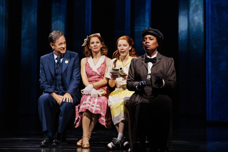 Tom Hanks, Kelli O’Hara, Kayli Carter, and Michelle Wilson