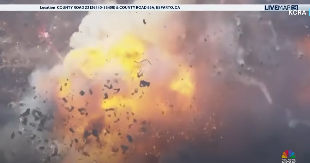 Firework Factory Explodes WATCH: California Fireworks Factory Explodes in Giant Fireball