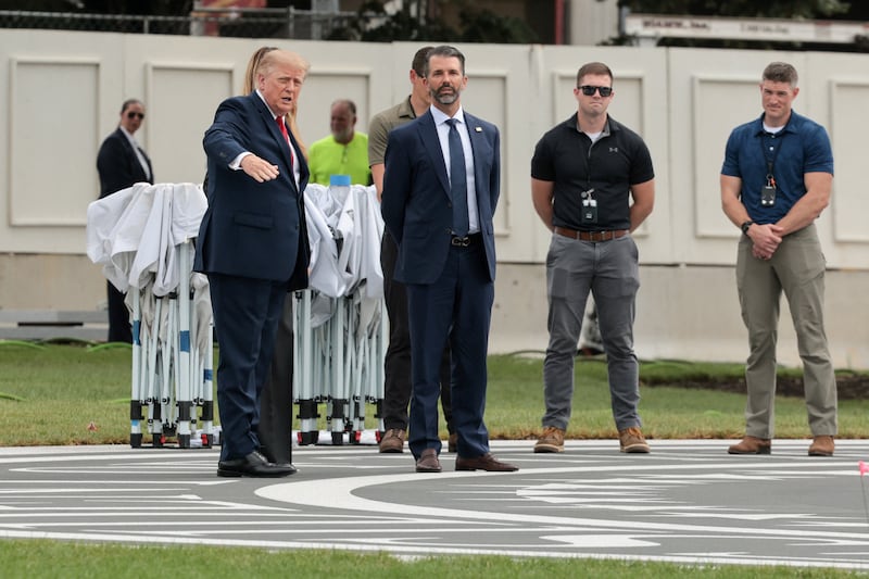 donald trump jr helipad