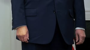 Donald Trump hand