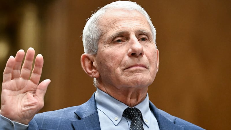 Dr. Anthony Fauci is sworn in during a Senate Homeland Security and Governmental Affairs committee hearing on Capitol Hill in Washington, DC, on July 29, 2026.