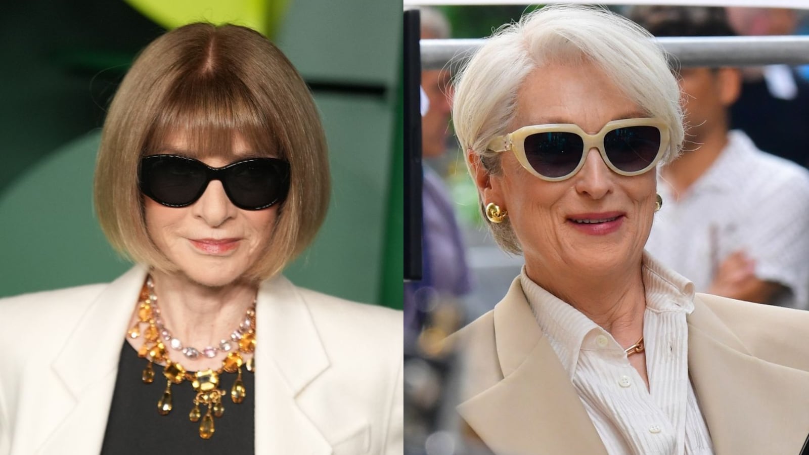 Meryl Streep and Anna Wintour
