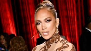 Zoe Kravitz and Jennifer Lopez at the 83rd Annual Golden Globes held at The Beverly Hilton on January 11, 2026 in Beverly Hills, California.