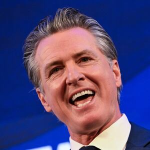 California Governor Gavin Newsom speaks at the Center for American Progress (CAP) IDEAS Conference at The Mayflower Hotel in Washington, D.C., U.S., May 19, 2026. REUTERS/Annabelle Gordon