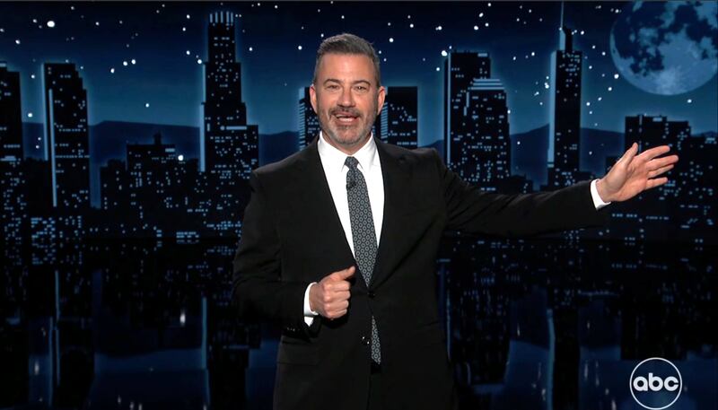 Jimmy Kimmel Live! Jimmy Kimmel talking to Trump