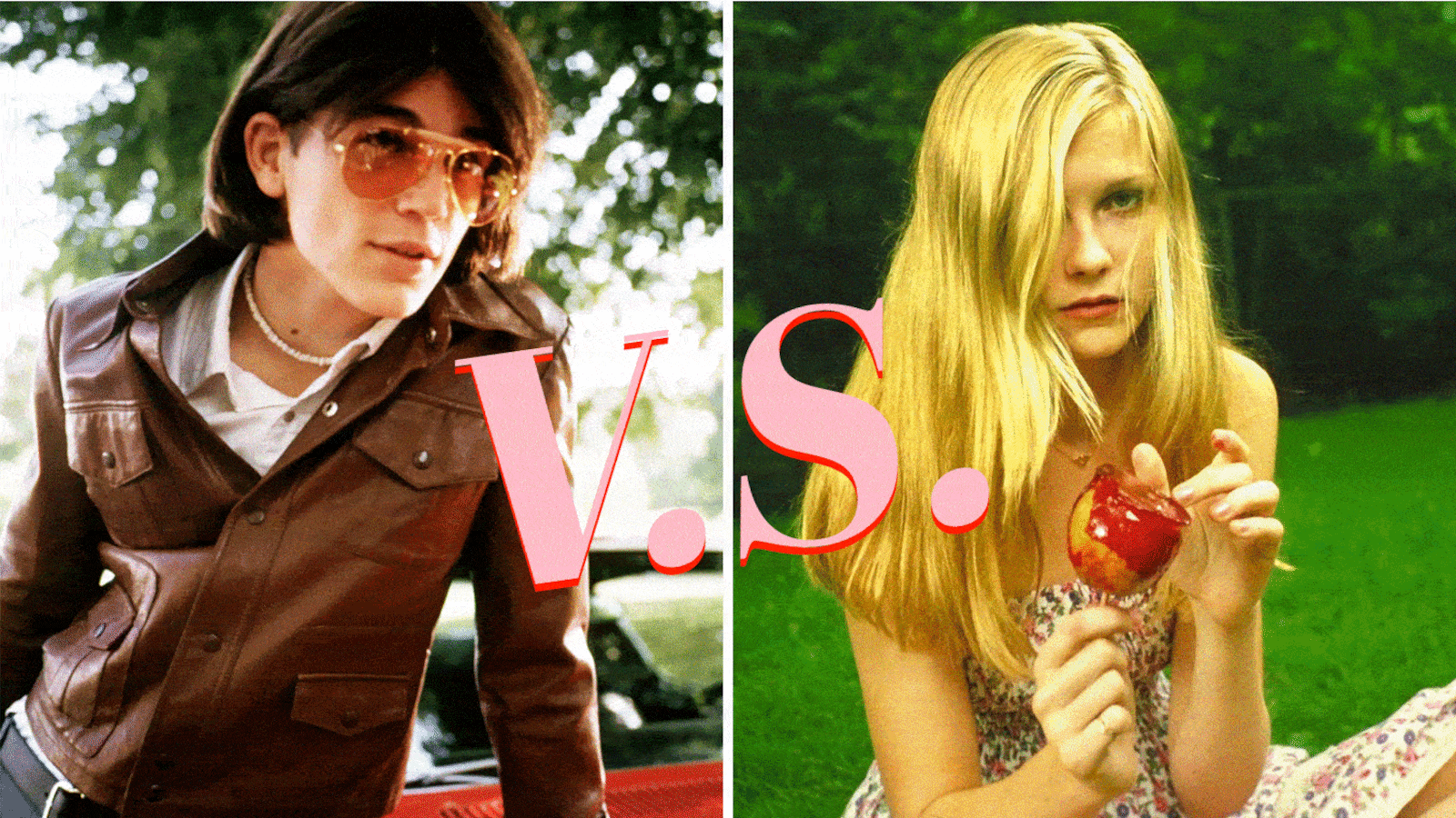 Josh Harnett as Trip Fontaine and Kirsten Dunst as Lux Lisbon in The Virgin Suicides (1999)