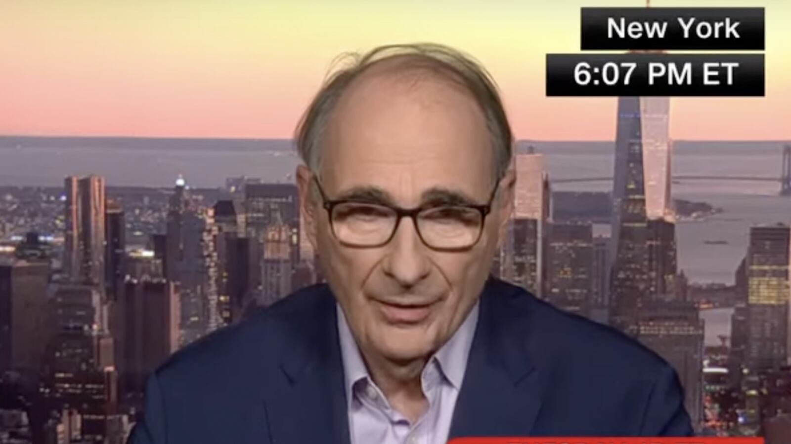 David Axelrod on CNN on November 2, 2024.