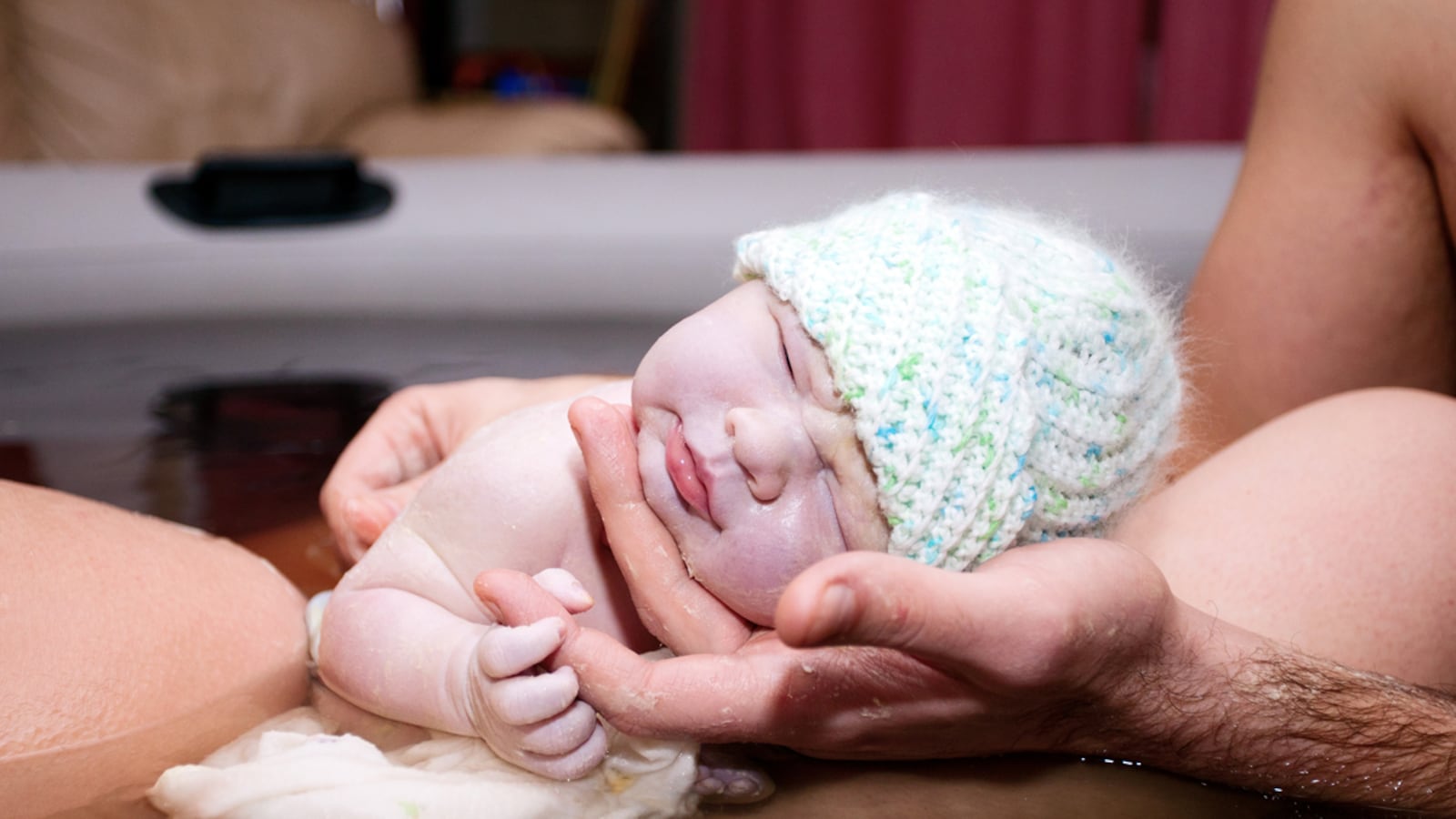 image of infant baby just born