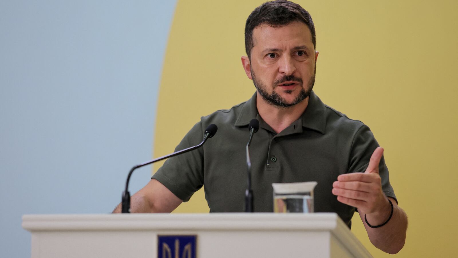 Ukrainian President Volodymyr Zelensky