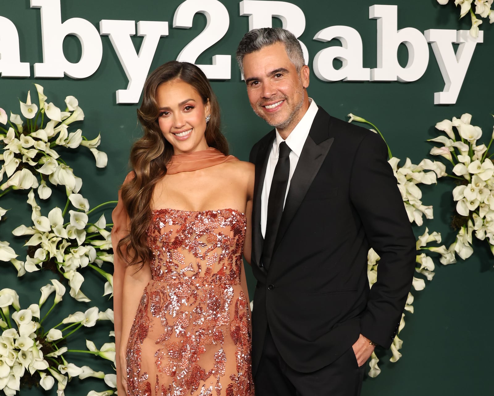 Jessica Alba and Cash Warren at the 2024 Baby2Baby Gala in West Hollywood, California.